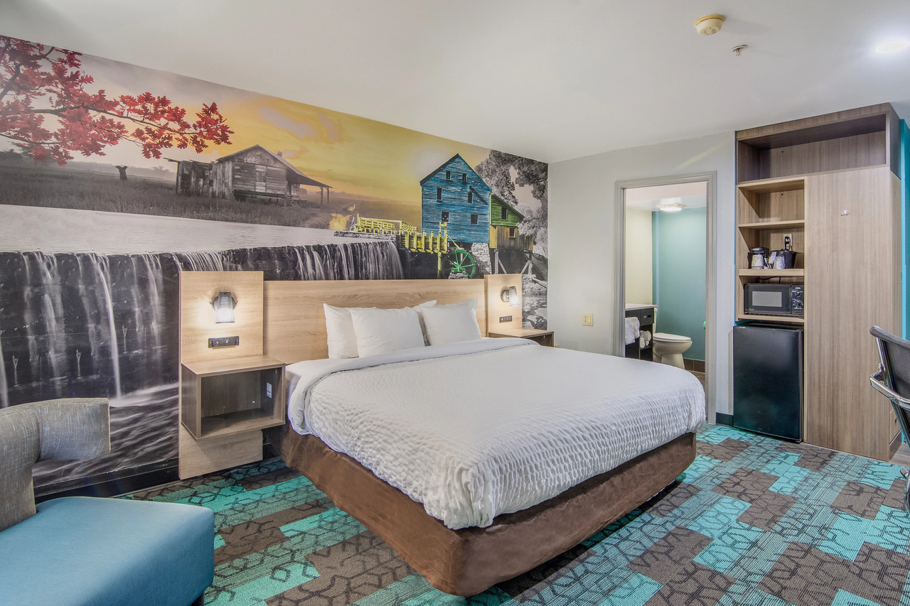 1 King Bed